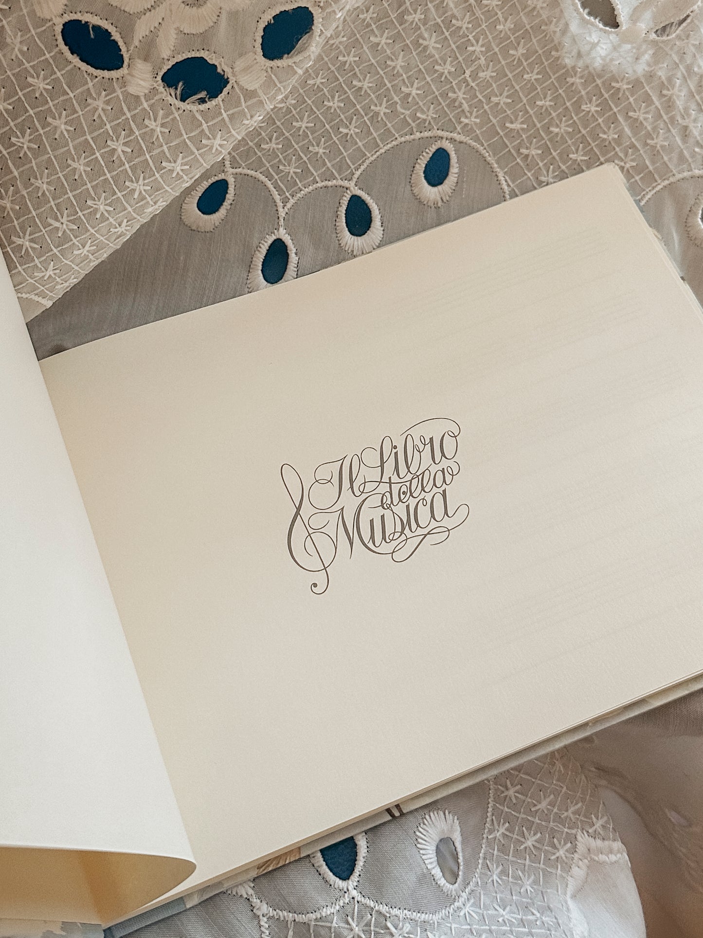 PERSONALIZZABILE quaderno pentagrammato