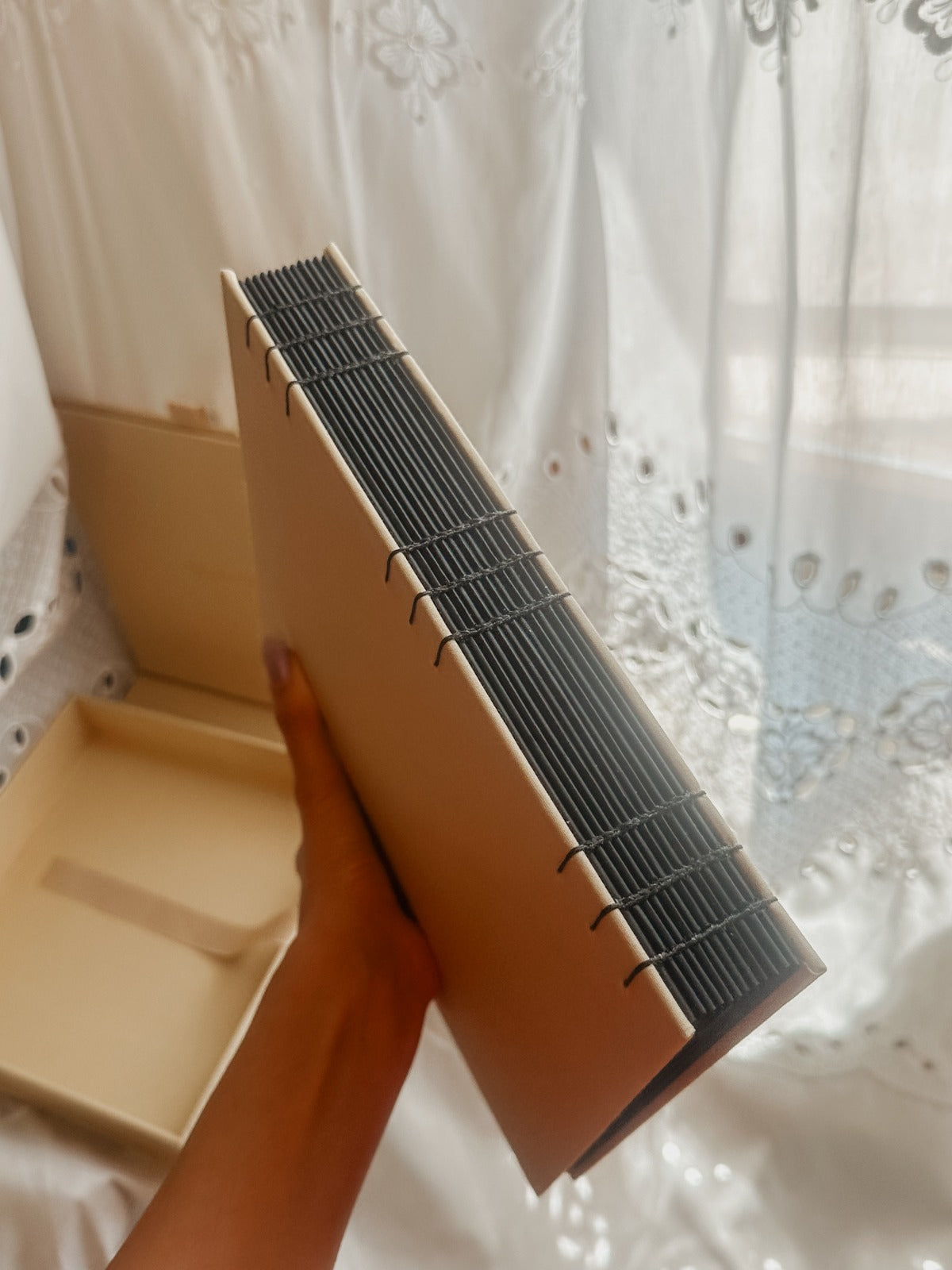 Album copto quadrato, cofanetto slipcase