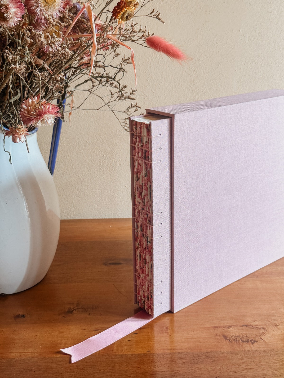 Album buttonhole quadrato, cofanetto slipcase