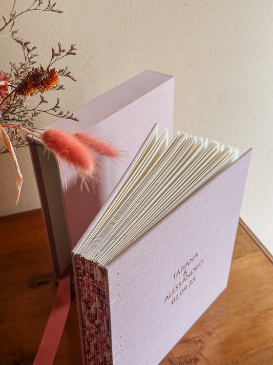 Album copto quadrato, cofanetto slipcase