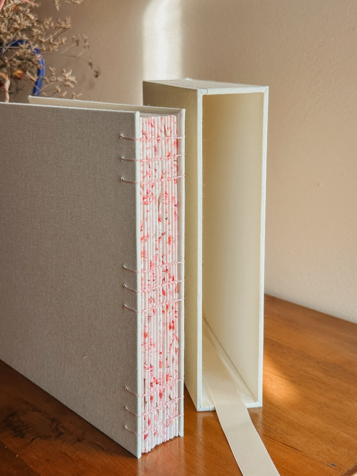 Album buttonhole quadrato, cofanetto slipcase