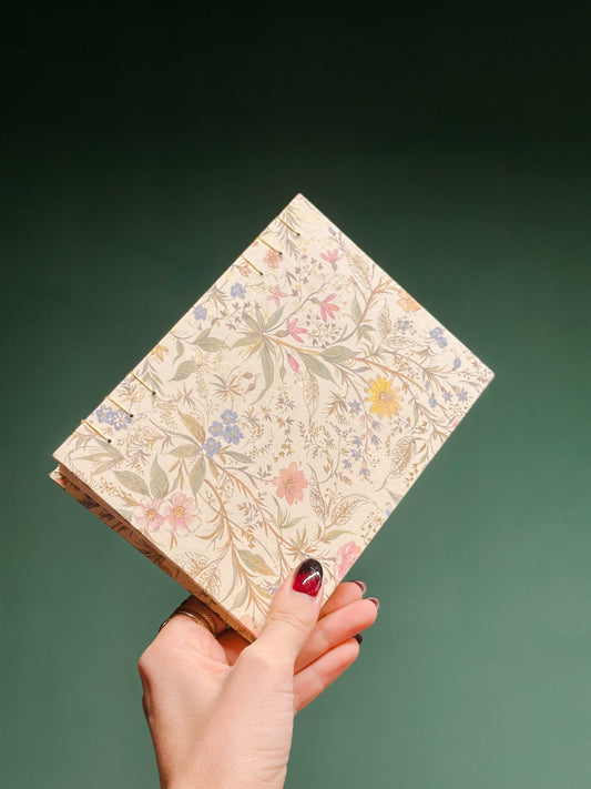 Album copto mini per foto 10x15 o Instax, carta decorata fantasia oro