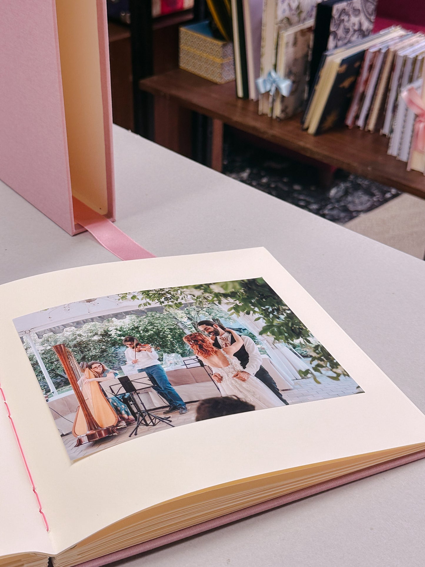 Album copto quadrato, cofanetto slipcase